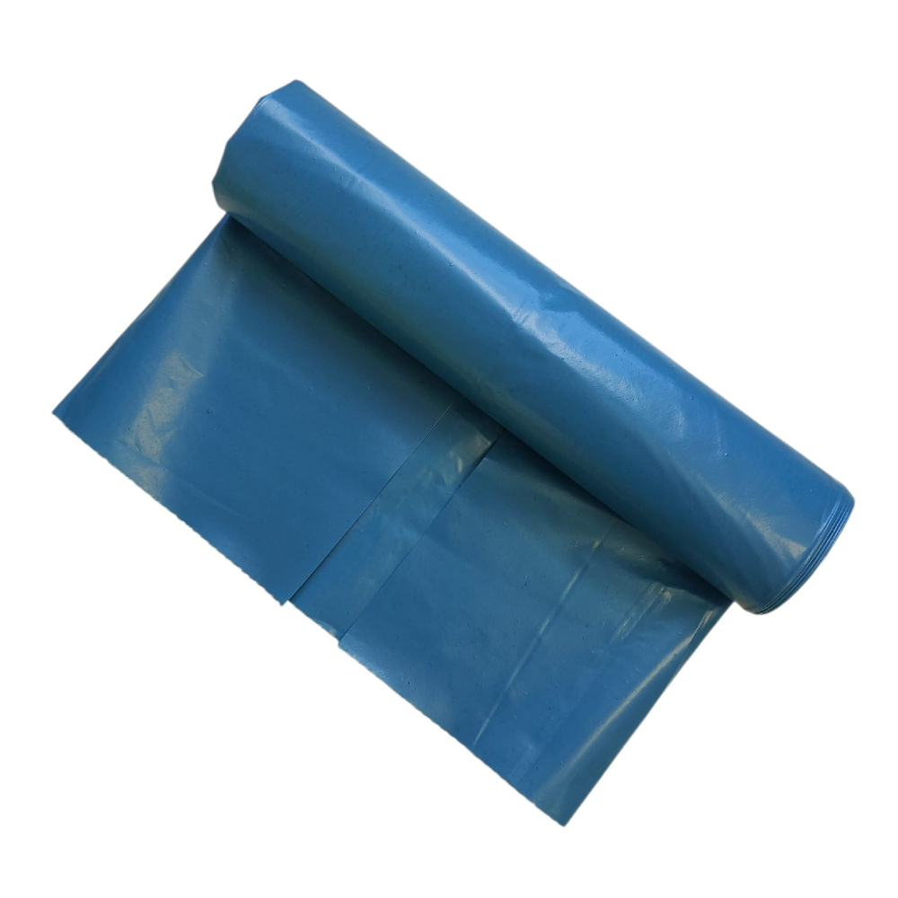 Extra starke Müllsäcke 120l LDPE 700x1100mm blau Typ 100 - 10 Rollen